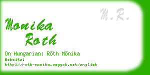 monika roth business card